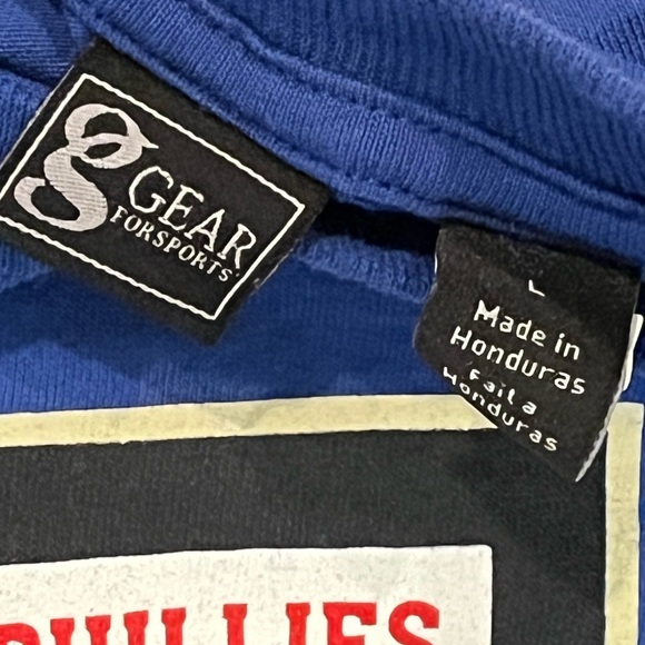 2008 World Series tshirt Philadelphia Phillies Tampa bay rays size large - Picture 3 of 4